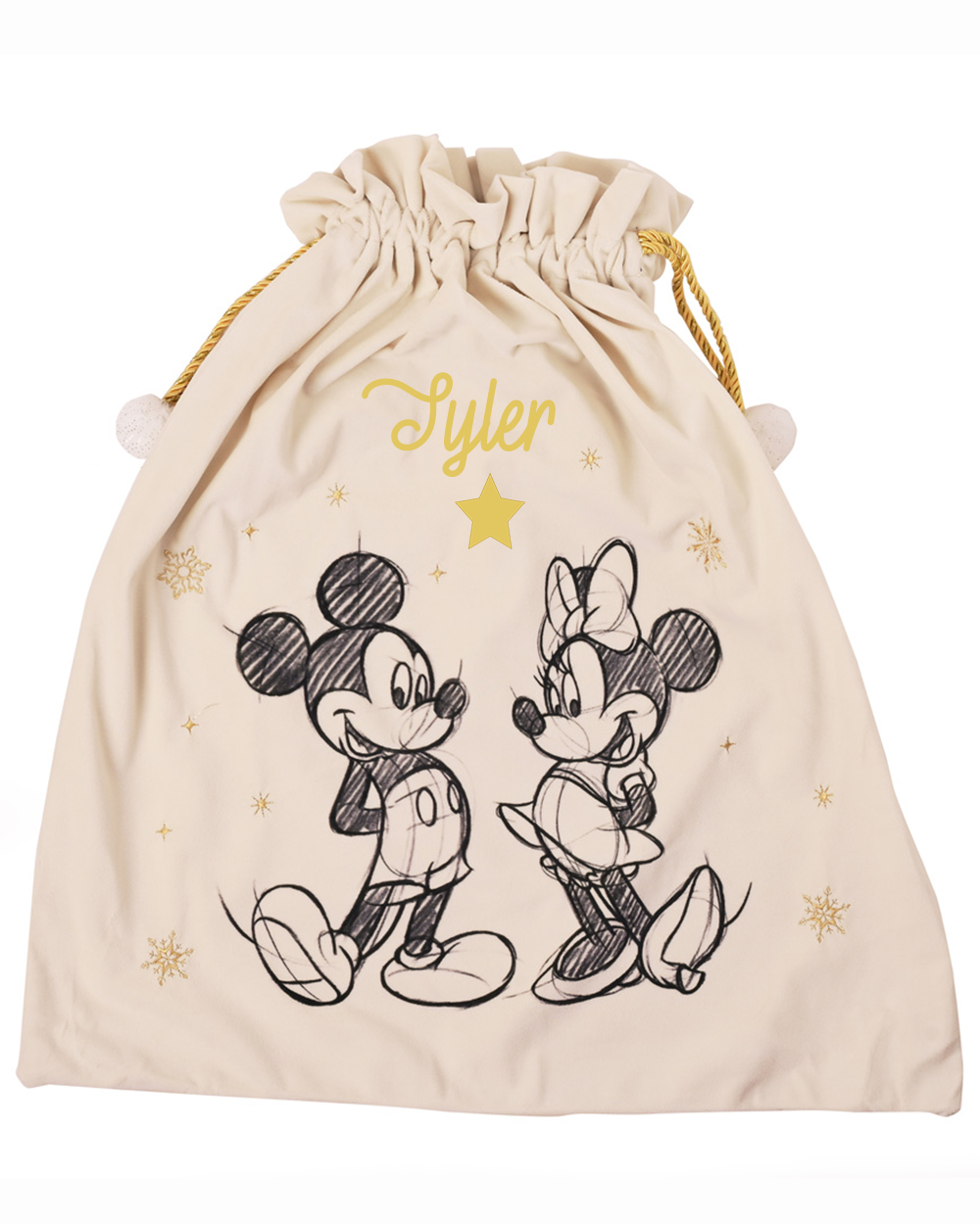 Name Star | Disney Mickey & Minnie Mouse Santa Sack
