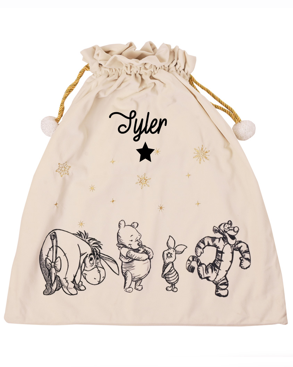 Name Star | Disney Winnie the Pooh Santa Sack