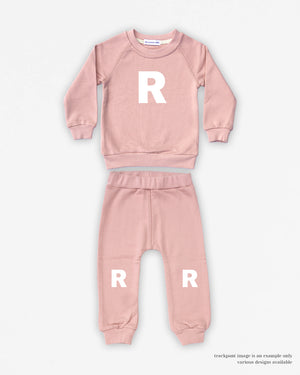 Letter Block | Tracksuit Set | French Terry