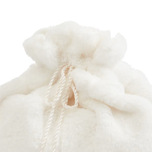 Xmas Tree | White Faux Fur Santa Sack