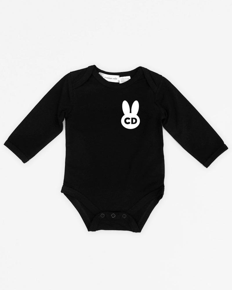 Monogram Bunny | Bodysuit Long Sleeve