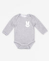 Monogram Bunny | Bodysuit Long Sleeve