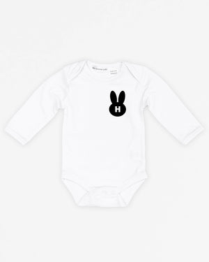 Monogram Bunny | Bodysuit Long Sleeve