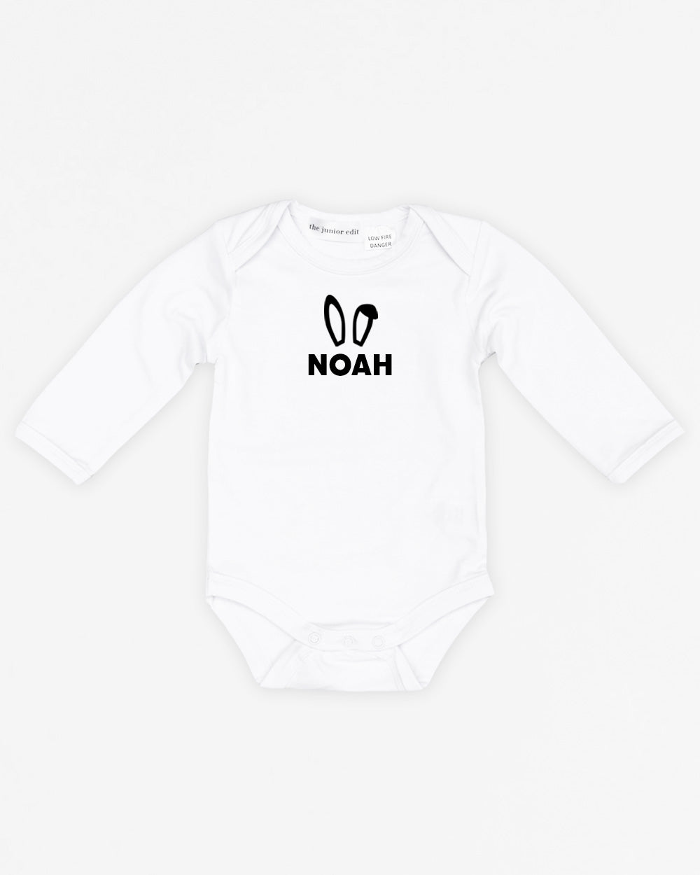 Name Block Bunny | Bodysuit Long Sleeve