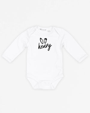 Name Signature Bunny | Bodysuit Long Sleeve