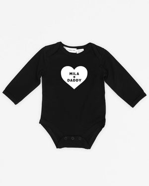 I Heart Daddy | Bodysuit Long Sleeve