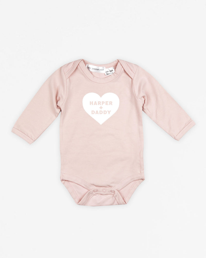 I Heart Daddy | Bodysuit Long Sleeve