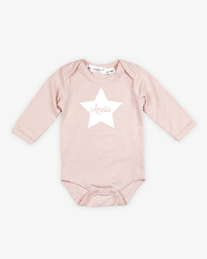 Name Star | Bodysuit Long Sleeve