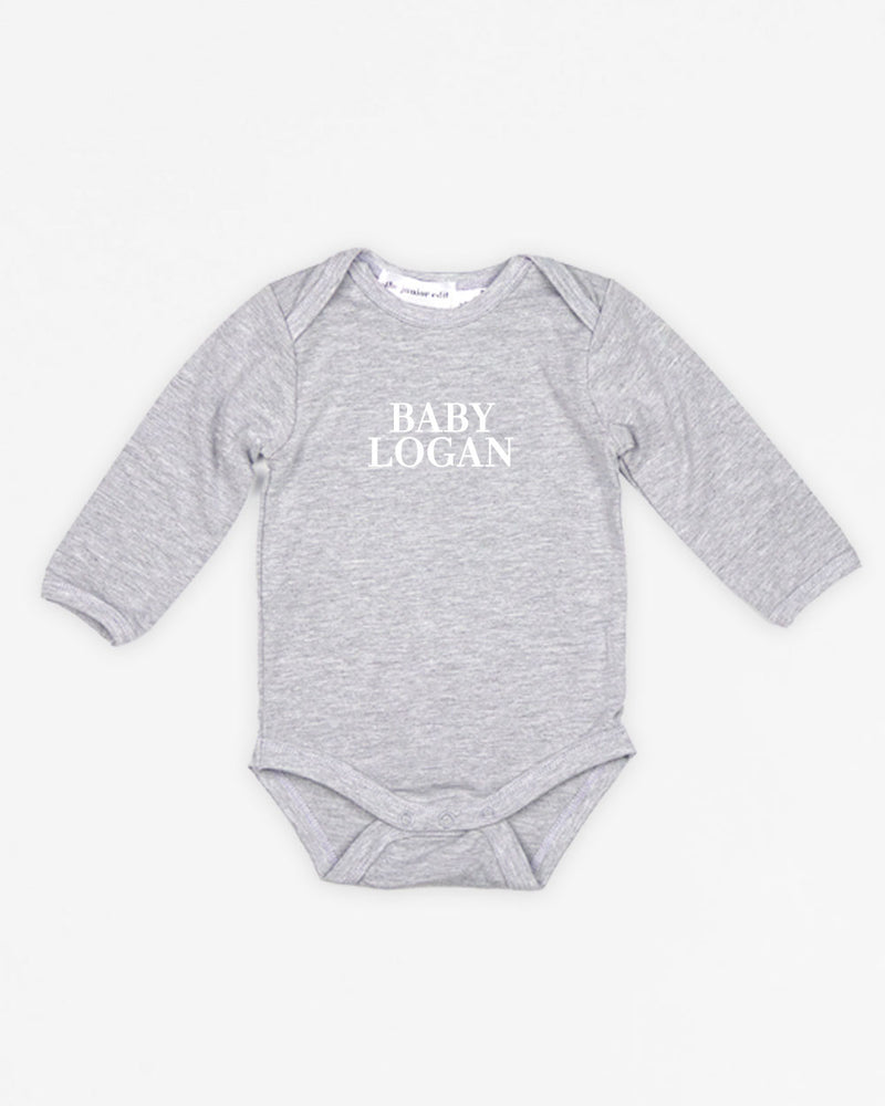 Baby Name Classic | Bodysuit Long Sleeve