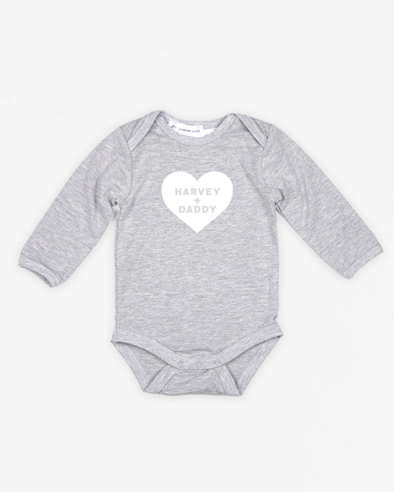 I Heart Daddy | Bodysuit Long Sleeve