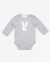 Letter Reindeer | Bodysuit Long Sleeve