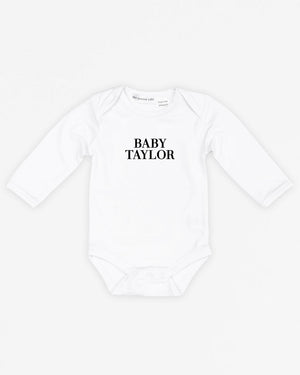 Baby Name Classic | Bodysuit Long Sleeve