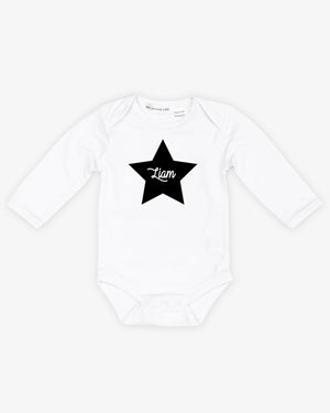 Name Star | Bodysuit Long Sleeve