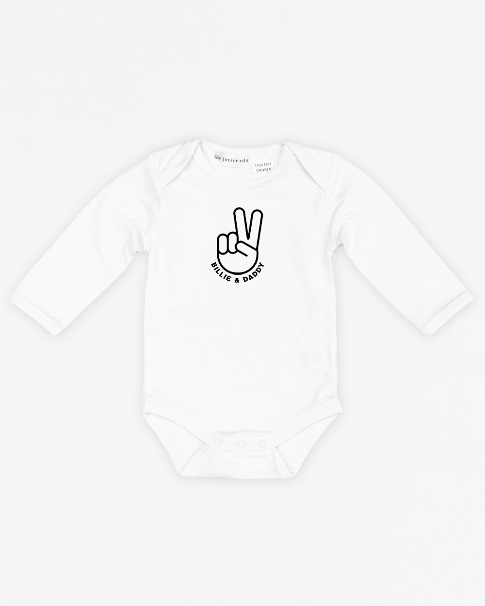 Peace Sign Daddy | Bodysuit Long Sleeve
