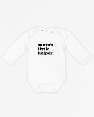 Santa's Little Helper | Bodysuit Long Sleeve