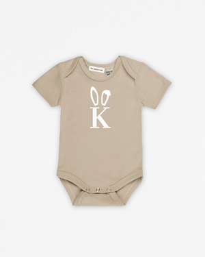Letter Classic Bunny | Bodysuit Short Sleeve