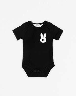 Monogram Bunny | Bodysuit Short Sleeve