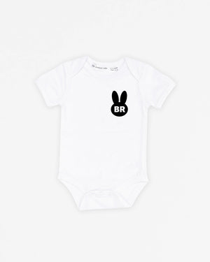 Monogram Bunny | Bodysuit Short Sleeve