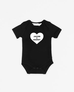 I Heart Daddy | Bodysuit Short Sleeve