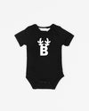 Letter Reindeer | Bodysuit Short Sleeve