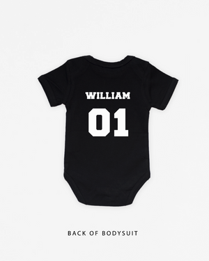 Name Varsity (Back) | Bodysuit Short Sleeve