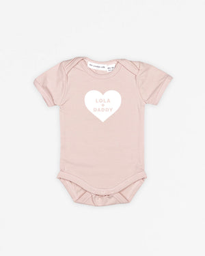 I Heart Daddy | Bodysuit Short Sleeve