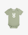 Letter Reindeer | Bodysuit Short Sleeve