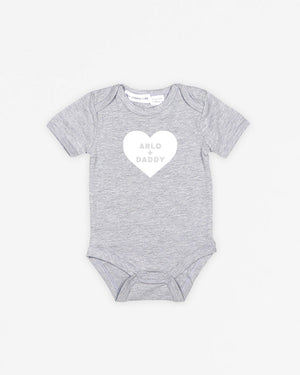 I Heart Daddy | Bodysuit Short Sleeve