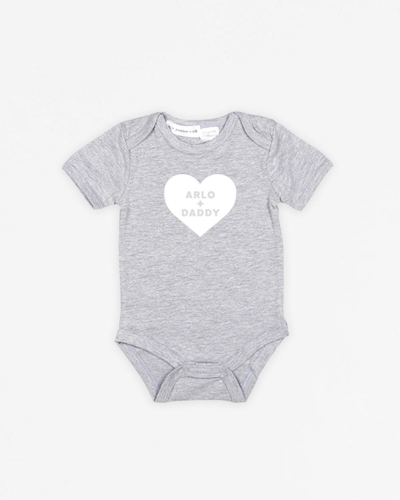 I Heart Daddy | Bodysuit Short Sleeve