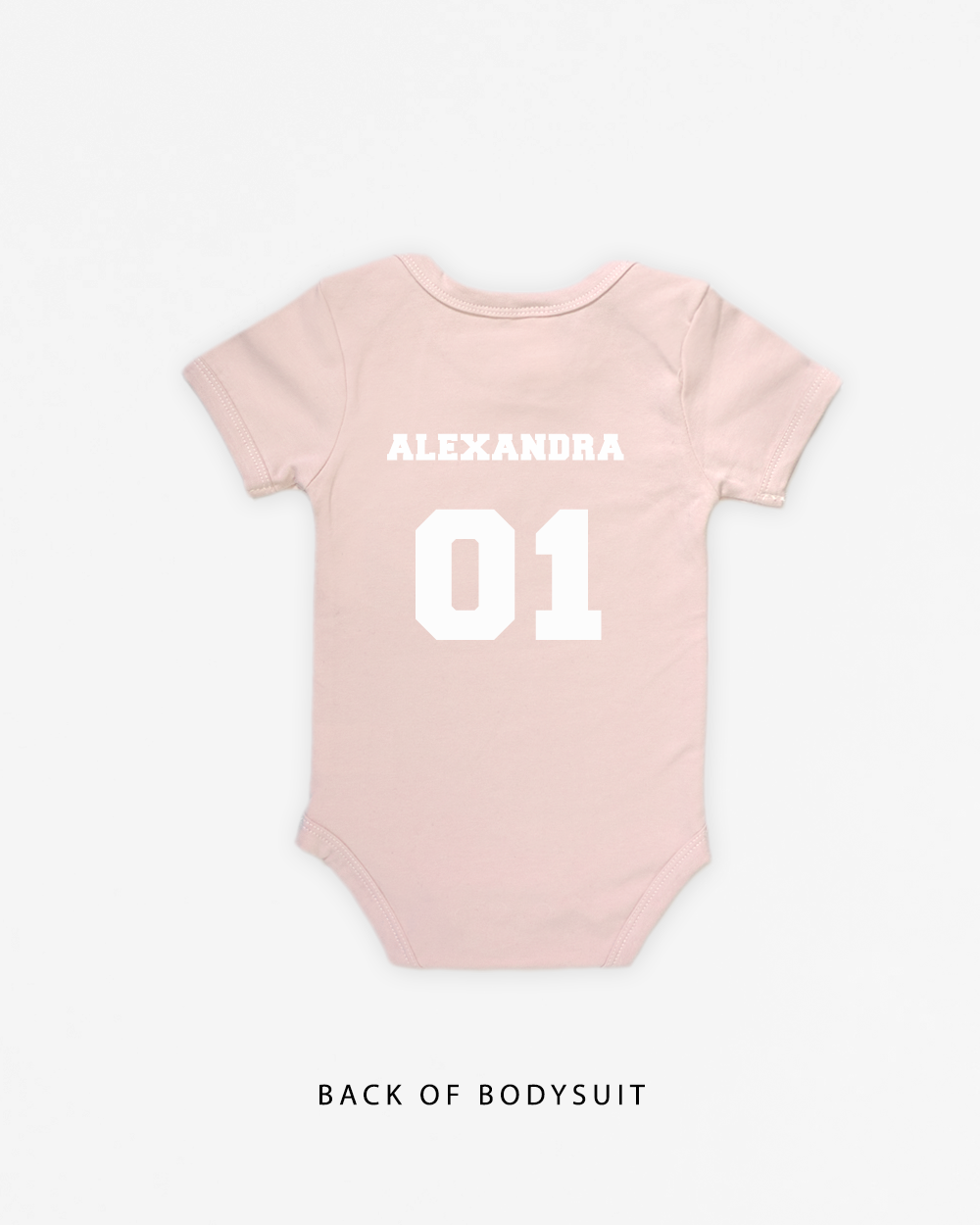 Name Varsity (Back) | Bodysuit Short Sleeve