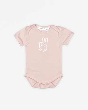 Peace Sign Daddy | Bodysuit Short Sleeve