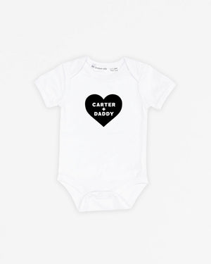 I Heart Daddy | Bodysuit Short Sleeve