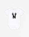 Letter Reindeer | Bodysuit Short Sleeve