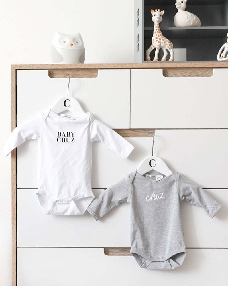 Baby Name Classic | Bodysuit Long Sleeve