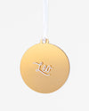 Name Gold Mirror Bauble | Christmas Decoration