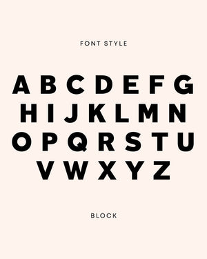 Letter Block | Cap