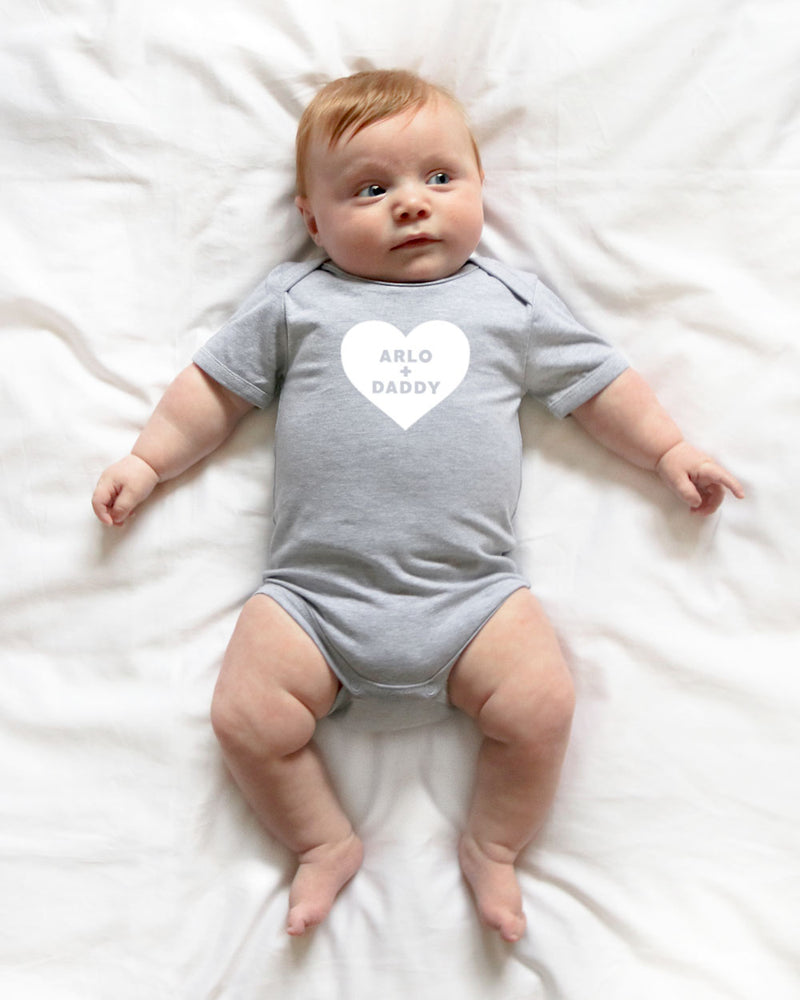 I Heart Daddy | Bodysuit Short Sleeve