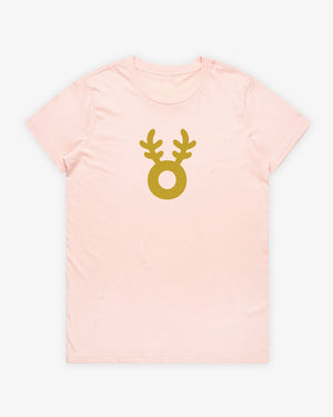 Letter Reindeer | Women's Tee