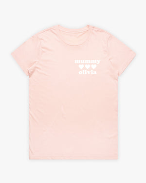 Name Hearts | Women's Tee