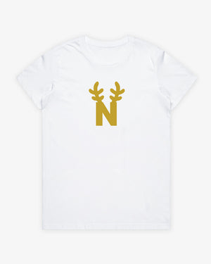 Letter Reindeer | Women's Tee