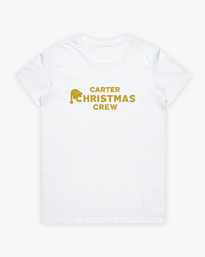 Name Christmas Crew | Women's Tee