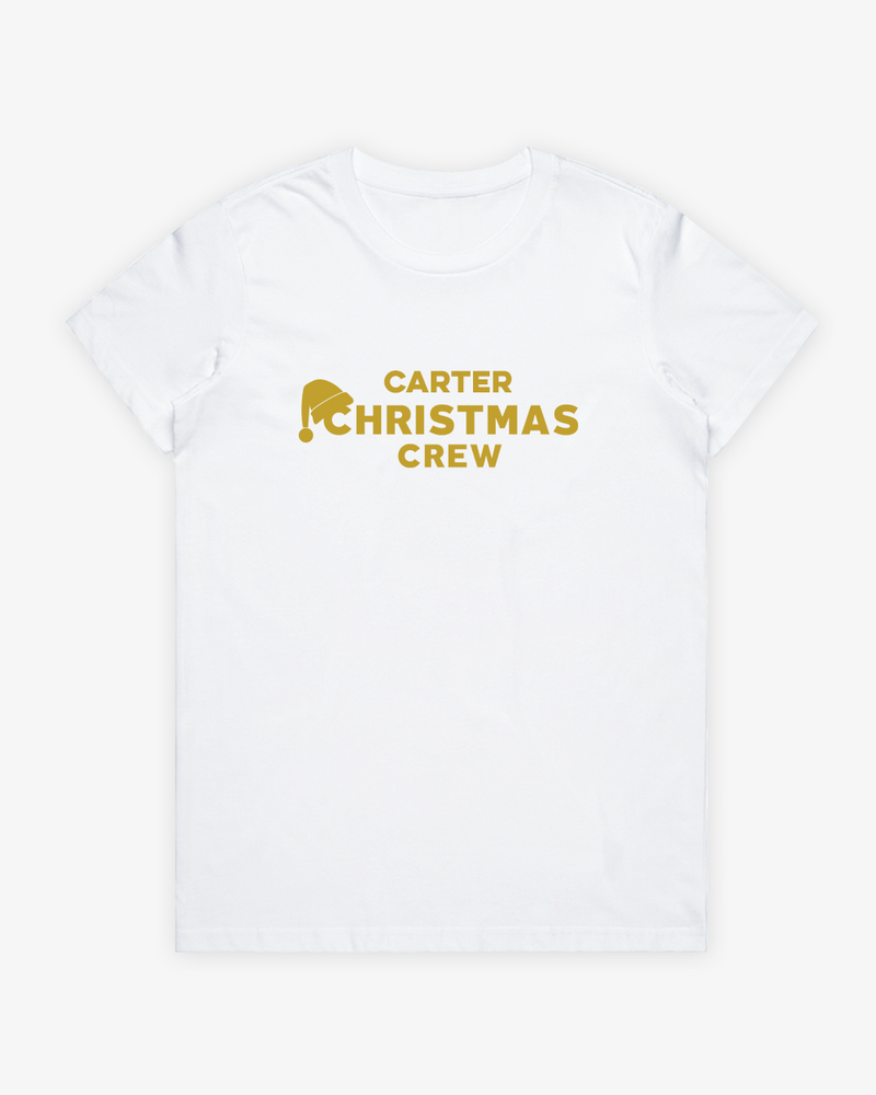 Name Christmas Crew | Women's Tee
