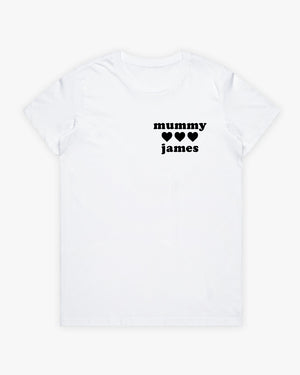 Name Hearts | Women's Tee