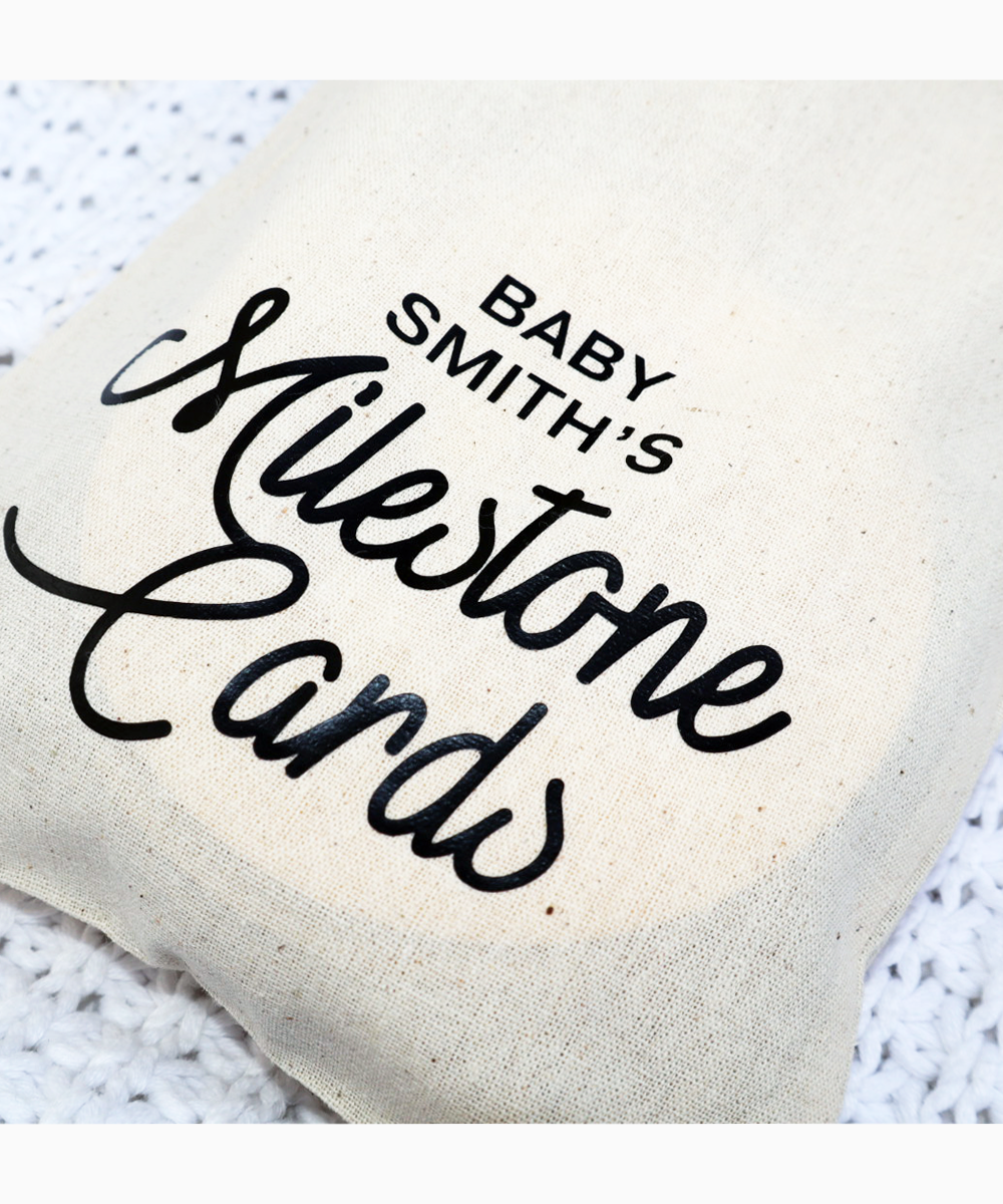 Baby Name | Milestone Cards | Set of 13
